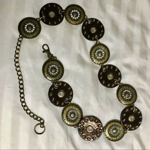 Coin Pattern Belt